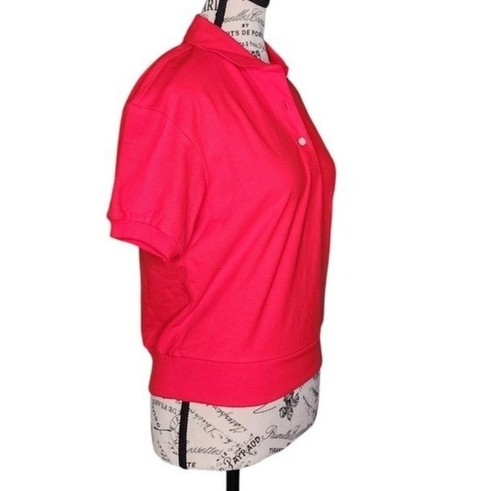 Everlane Big Red Polo Shirt | Size XS | Organic Cotton | Classic Minimalist Top - Picture 3 of 5